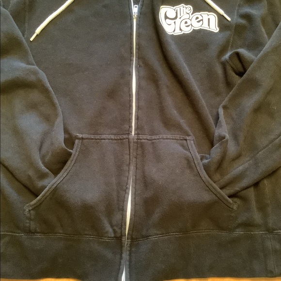 The Reggae band “The Green” hoodie size M black with white lettering. RARE ! - Picture 3 of 14